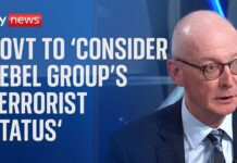 UK will have to ‘consider’ whether to remove Syrian rebels as terror group, 9 December 2024