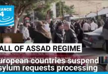 European countries suspend Syrian asylum decisions after Assad’s fall, 9 December 2024