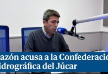 Mazón acusa a la Confederación Hidrográfica del Júcar de desactivar hasta tres veces la alerta, 4 noviembre 2024