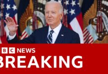 Joe Biden addresses nation from White House after Trump’s election win, 7 November 2024