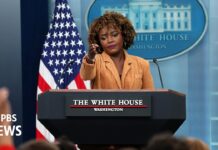 White House holds first briefing after Trump wins presidential election, 7 November 2024