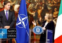 NATO Secretary General with the Prime Minister of Italy Giorgia Meloni, 5 November 2024