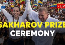 European Parliament hands humanitarian prize to María Corina Machado and Edmundo González Urrutia, 17 December 2024