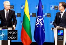 NATO Secretary General with the President of Lithuania Gitanas Nausėda, 18 December 2024