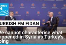 ‘We cannot characterise what happened in Syria as Turkey’s doing’: Turkish FM Fidan, 20 December 2024