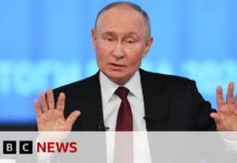 Vladimir Putin says ‘victory is nearer’ in Ukraine, 19 December 2024