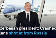 Aliyev accuses Russia of trying to hide cause of plane crash, 29 December 2024