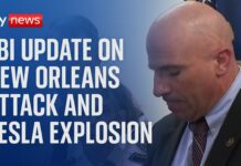 FBI news conference on New Orleans attack and update on Las Vegas Tesla explosion, 2 January 2025