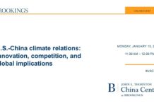 US-China climate relations: Innovation, competition, and global implications, 13 January 2025
