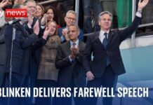 Blinken delivers remarks at State Department farewell event, 17 January 2024