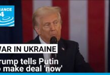 Trump tells Putin to make Ukraine deal ‘now’ or face tougher sanctions, 23 January 2025