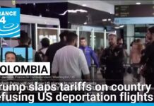 Trump slaps tariffs on Colombia in retaliation for refusing US deportation flights, 26 January 2025