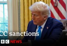 President Donald Trump sanctions International Criminal Court, 7 February 2025