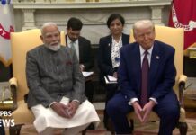 Trump meets with Indian Prime Minister Modi in the Oval Office, 13 February 2025