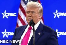 Trump touts efforts to reshape government in CPAC speech, 23 February 2025