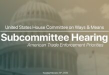 Trade Subcommittee Hearing on American Trade Enforcement Priorities, 25 February 2025