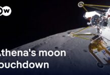 US robotic lander ‘Athena’ touches down on moon, 6 March 2025