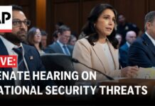 Senate hearing on national security threats, 25 March 2025