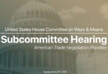 Hearing: American Trade Negotiation Priorities, 25 March 2025