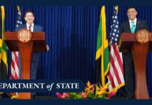Secretary Rubio holds a joint press availability with Jamaican Prime Minister Andrew Holness, 26 March 2025