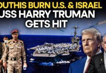 Houthis US War: Yemen’s Houthi Attacked The U.S. Aircraft Carrier USS Harry Truman, 26 March 2025