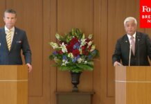 Defense Sec. Pete Hegseth Holds Press Briefing with Japan’s Defense Minister, 30 March 2025