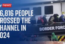 Over 36,000 migrants crossed the English Channel in 2024, 1 January 2025