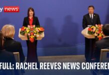 Chancellor Rachel Reeves and Chinese Vice Premier He Lifeng hold news conference in Beijing, 11 January 2025