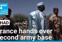 France hands over second army base in Chad amid withdrawal, 12 January 2025