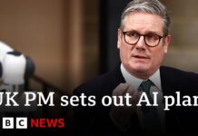 Sir Keir Starmer sets out plan to make UK world leader in AI, 13 January 2025