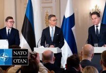 NATO Secretary General with the President of Finland and the PM of Estonia, 14 January 2025