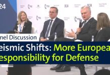 Panel Discussion: Seismic Shifts – More European Responsibility for Defense, 14 February 2025