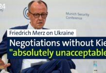 Friedrich Merz: NATO decision on Ukraine can only be changed together, 15 February 2025