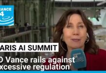 JD Vance rails against ‘excessive regulation’ of AI at Paris summit, 11 February 2025