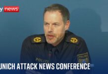 German police news conference after Munich car attack, 14 February 2025