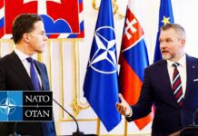 NATO Secretary General with the President of Slovakia, Peter Pellegrini, 20 February 2025