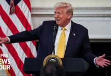 Trump meets with bipartisan governors group, discusses Ukraine, transgender people in sport, 21 February 2025