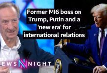 Former MI6 boss on Trump, Putin and a ‘new era’ for international relations, 21 February 2024