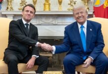 President Trump Holds a Press Conference with President Emmanuel Macron of France, 24 February 2025