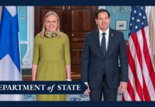 Secretary Rubio meets with Finnish Foreign Minister Elina Valtonen, 10 April 2025