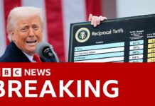 Trump announces 90-day pause on new tariffs and raises China tariffs 9 April 2025