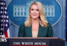 White House holds news briefing as China again retaliates against Trump tariffs, 11 April 2025