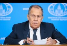Russian foreign minister holds news conference as Moscow reports Ukrainian strikes, 14 January 2025