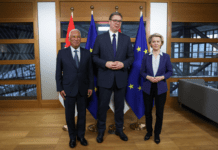 President Costa and President of the European Commission meet President of Serbia, 25 March 2025
