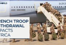 French army leaves its military operation in N’Djamena, Chad, 25 February 2025
