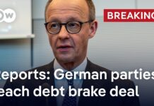 Germany’s conservatives reach debt brake deal with Social Democrats and Greens,14 March 2025