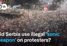 Serbian protesters demand investigation as government denies ‘sonic weapon’ attack, 17 March 2025