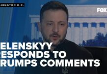 Zelenskyy responds to Trumps comments, 1 March 2025