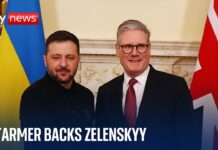 Starmer tells Zelenskyy UK ‘stands with you’ following Trump row, 1 March 2025