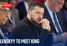 Zelenskyy to meet the King, 1 March 2025